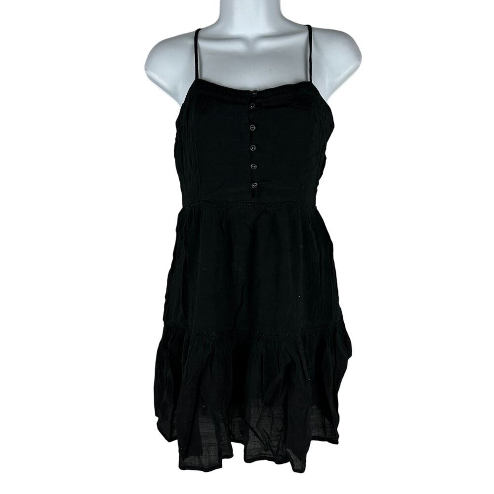 Love Tree Black Spaghetti Strap Mini Dress Size S